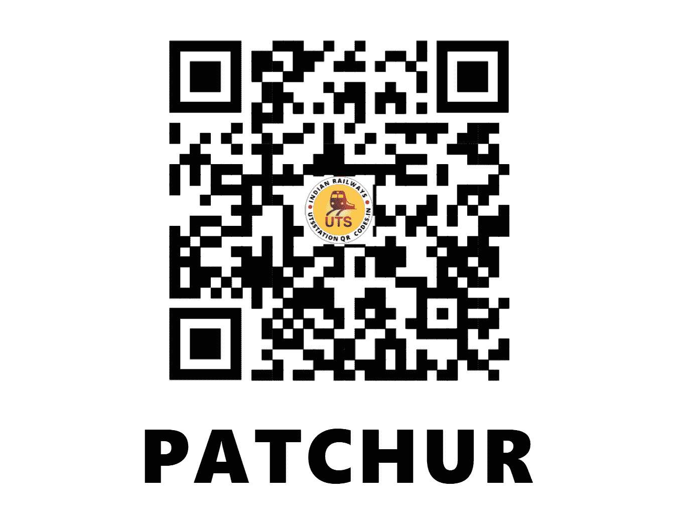UTS QR Code for PATCHUR - PU - SW (TAMIL NADU)